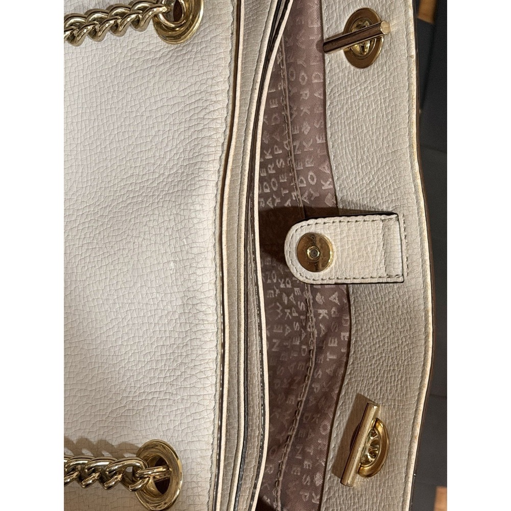 Kate Spade Briar Lane Meena Purse Pink Beige Leather Removable Shoulder Strap - Picture 12 of 14